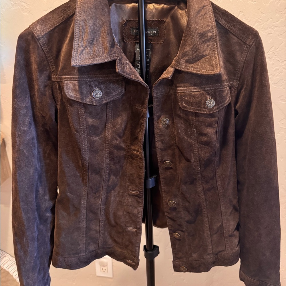 Joseph Women's Rich Brown Suede Jacket